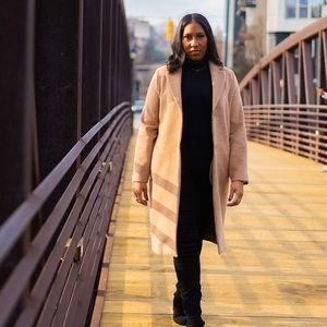 H&M Soft Tan Teddy Coat